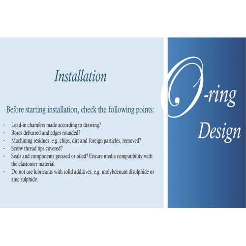 DOITのヒント：O-Ringの3つの一般的なインストールの障害と修正