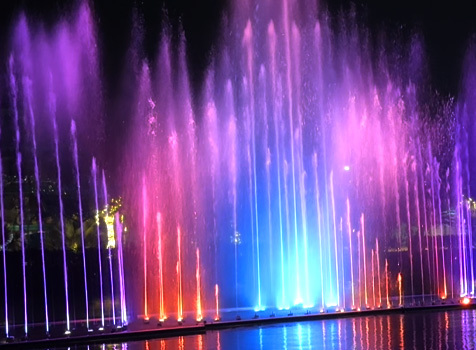 Projeto Dewy - Fonte flutuante projetada para clientes vietnamitas