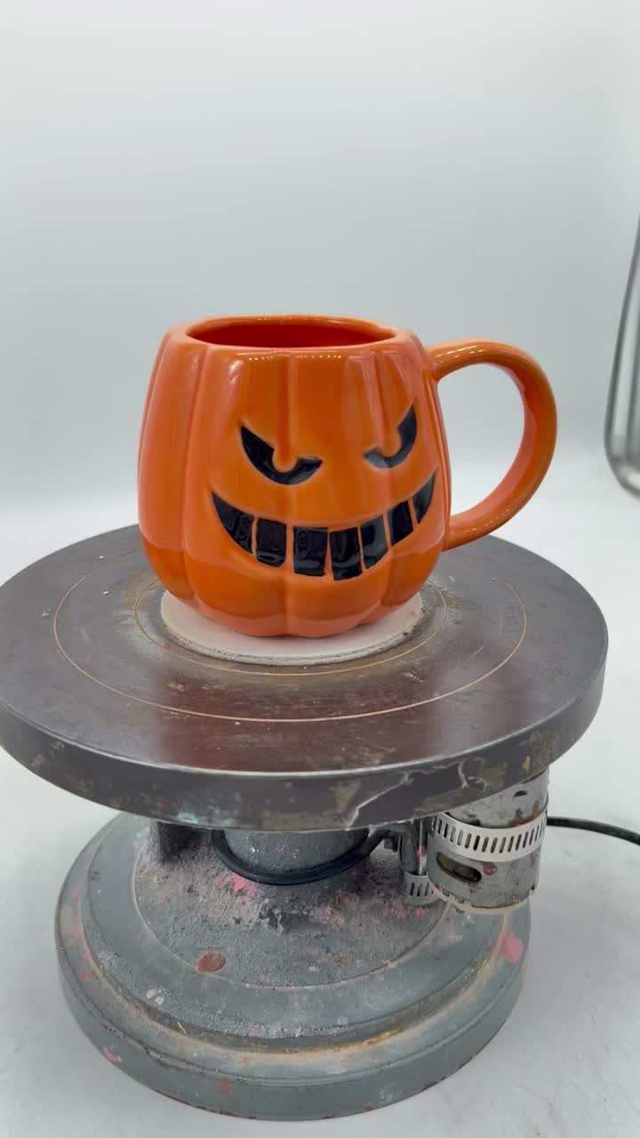 Video de exhibición de taza de calabaza