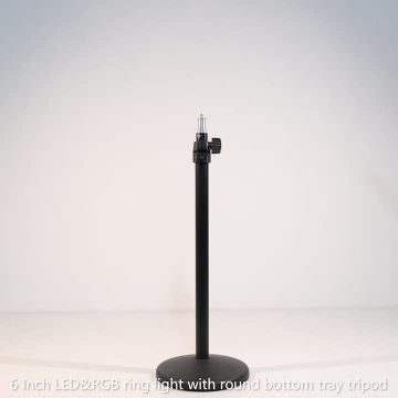 （1080P）6 inch RGB ring light with stand