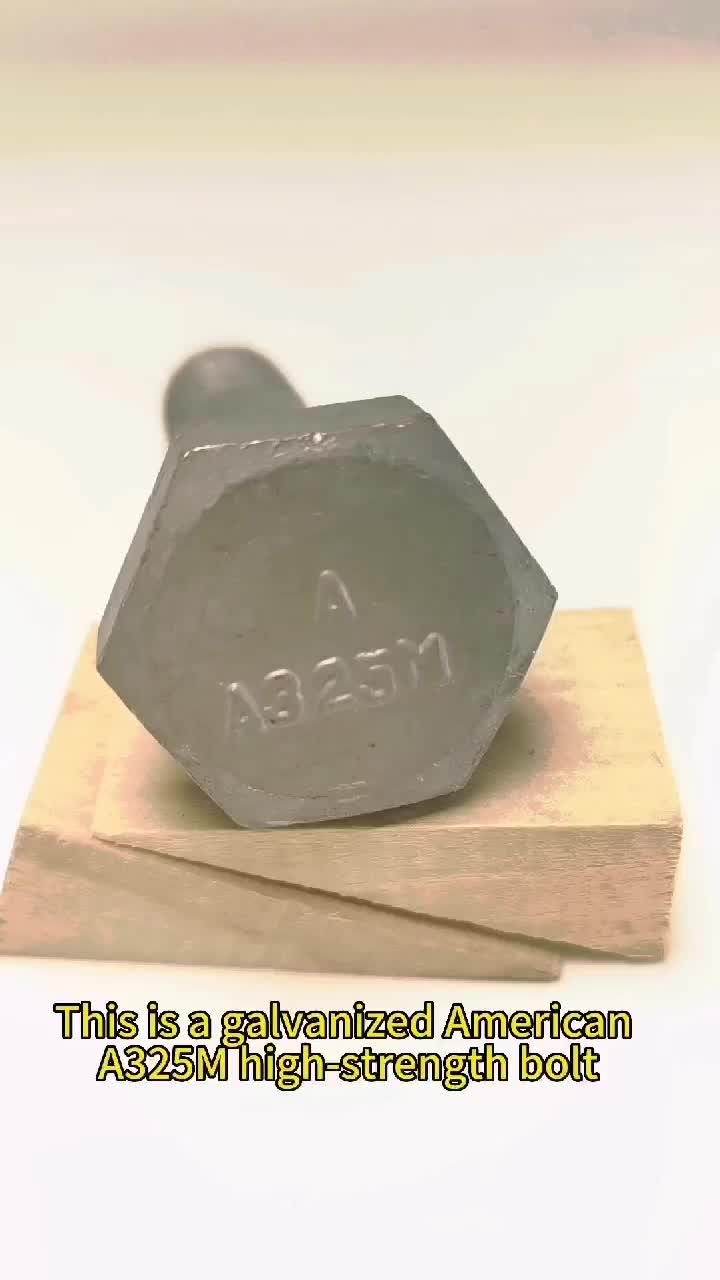 ASTM-A325 Kekuatan tinggi Hexagon Bolt