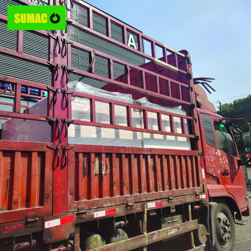 Entrega de tanque diesel con bomba