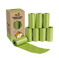 Eco-Friendly Degradable Dog Poop Bags, 8 Rolls x 15 Bags per Roll1