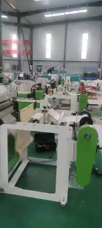 flat bag on roll making machine