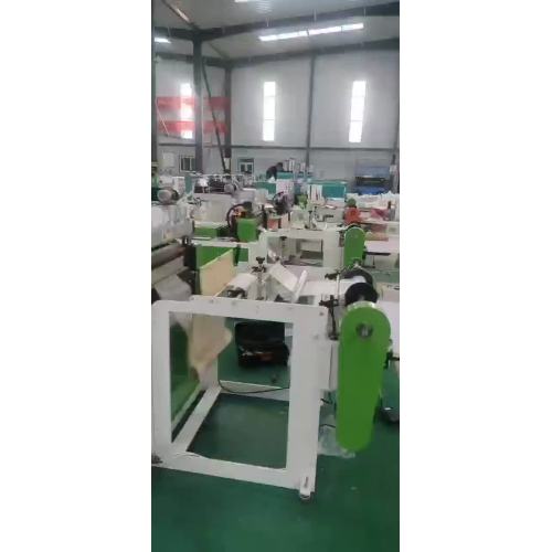 کیسه تخت روی دستگاه رول سازی