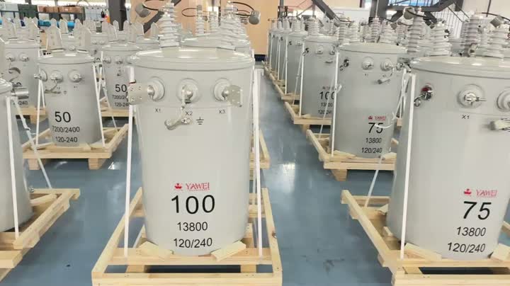 100 кВА 13800 В 120/240 В