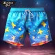 escuro azul de verão de verão masculino shorts shorts de natação curtos