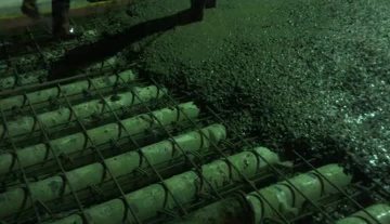 Concrete product construction site