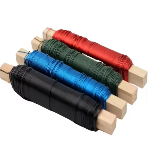 Paint-Baked Silk Binding Wire