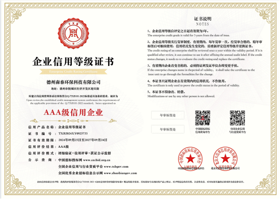 Corporate Credit Rating Certificate