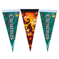 Custom Printed Sunshine Bunting Flags - Triangle Pennants with Fringe1