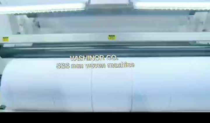 SSS SPUNBOND NON WOVEN FABRIC MACHINE.mp4