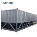 Portable Cement Storage Tanks: New Horizontal Silo 50t 80t 100t with Scale for Concrete Plants - Best Price1