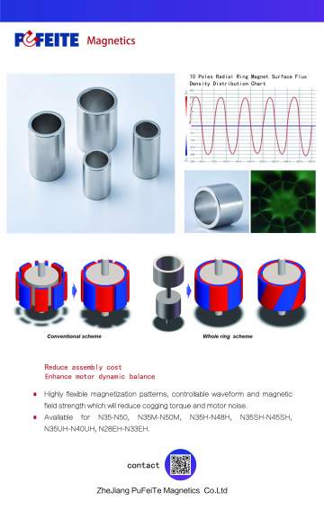 radially magnetized ring