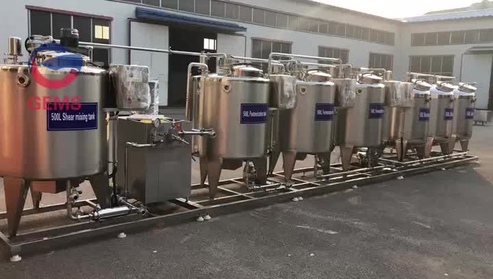 tanque de leite pasteurizador resfriamento de leite linha de produção de leite