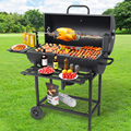 Outdoor Party Electric Roaster Spit Rotisserie Kit Barrel Bbq Grill Manual Chicken Rotating Iron Charcoal Barbecue Grill1