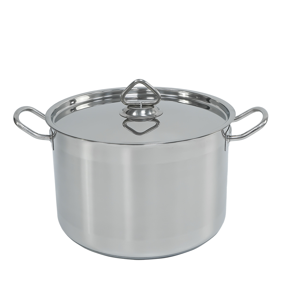 Stainless steel double ear anti-scald stew pot