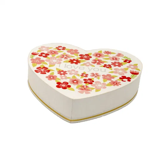 Heart-Shaped Cardboard Gift Chocolate Candy Valentine′s Day Box1