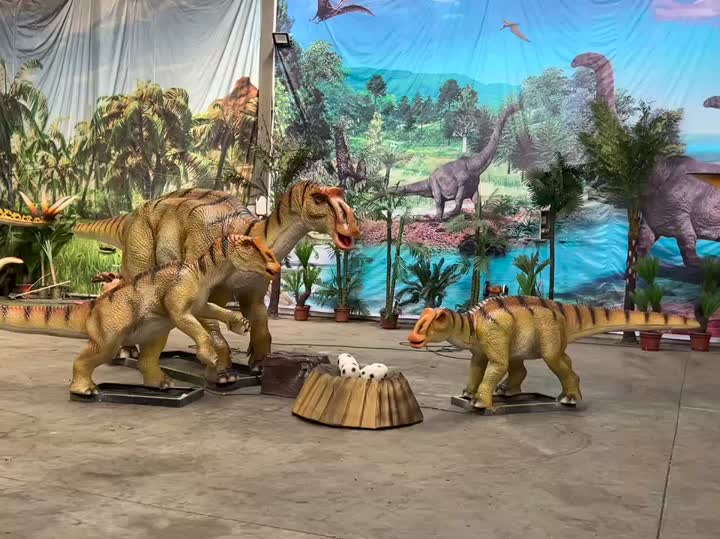 Hadrosaur Family Video