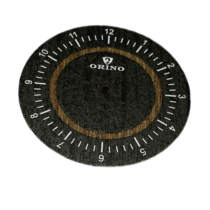 Dial de reloj de madera negra DL-169