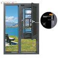 ODICK AS 2047 Aluminum Casement Window With Fingerprint Lock Thermal Insulation Tempered Glass Windows1