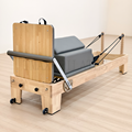Tmax Hot Sales Studio Oak Wood Pilates Reformer Machine1