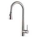 Deck Mounted 304 Stainless Steel Sink Mixer Tap with Pull Down Sprayer1
