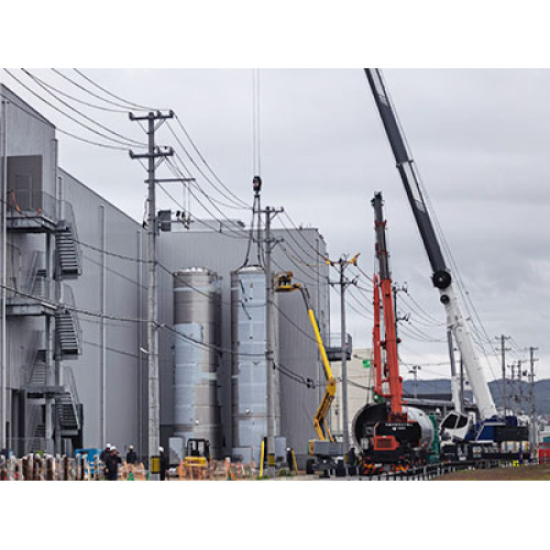 Niasi Nâng hạ tại chỗ các silo lớn ngoài trời: Thể hiện đầy đủ sức mạnh kỹ thuật vượt trội