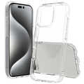 Crystal Clear TPU PC Back Case for iPhone 16 Pro - Shockproof Transparent Phone Cover1