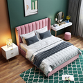 Desain Modern Tempat Tidur Gadis untuk Kamar Tidur Set King Mewah dengan Harga Pabrik1