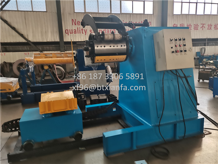 Hydraulic Recoiler with Coil Car