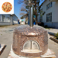 High Quality Natural Clay Commercial Wood-Fired Outdoor Pizza Oven1