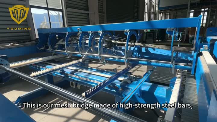 1.Fully automatic mesh forming machine video