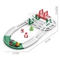 Classic Christmas Electric Railway Train Set with Track and Slot Toys1