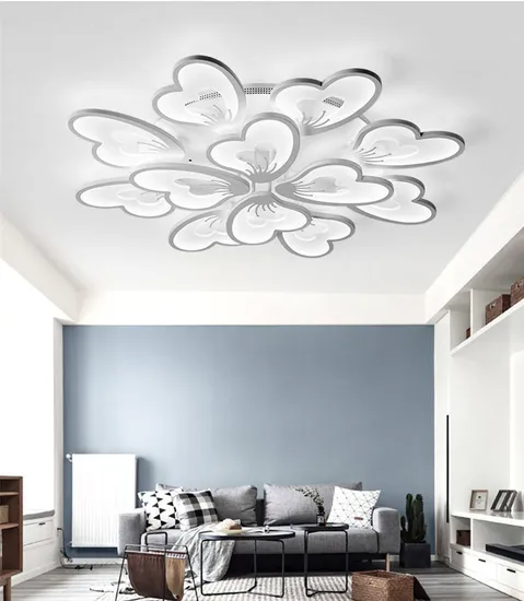 Lâmpada de teto LED inteligente com controle remoto para HOME1