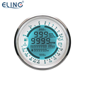 ELING 85mm 6-in-1 Vehicle Dashboard Gauge with GPS Speedometer and 8 Backlights1