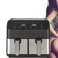 Junwei 8L Multifunction Air Fryer Smart Oven: An Oily-Free Digital Frier with Touch Screen and Dual Air Fryers1