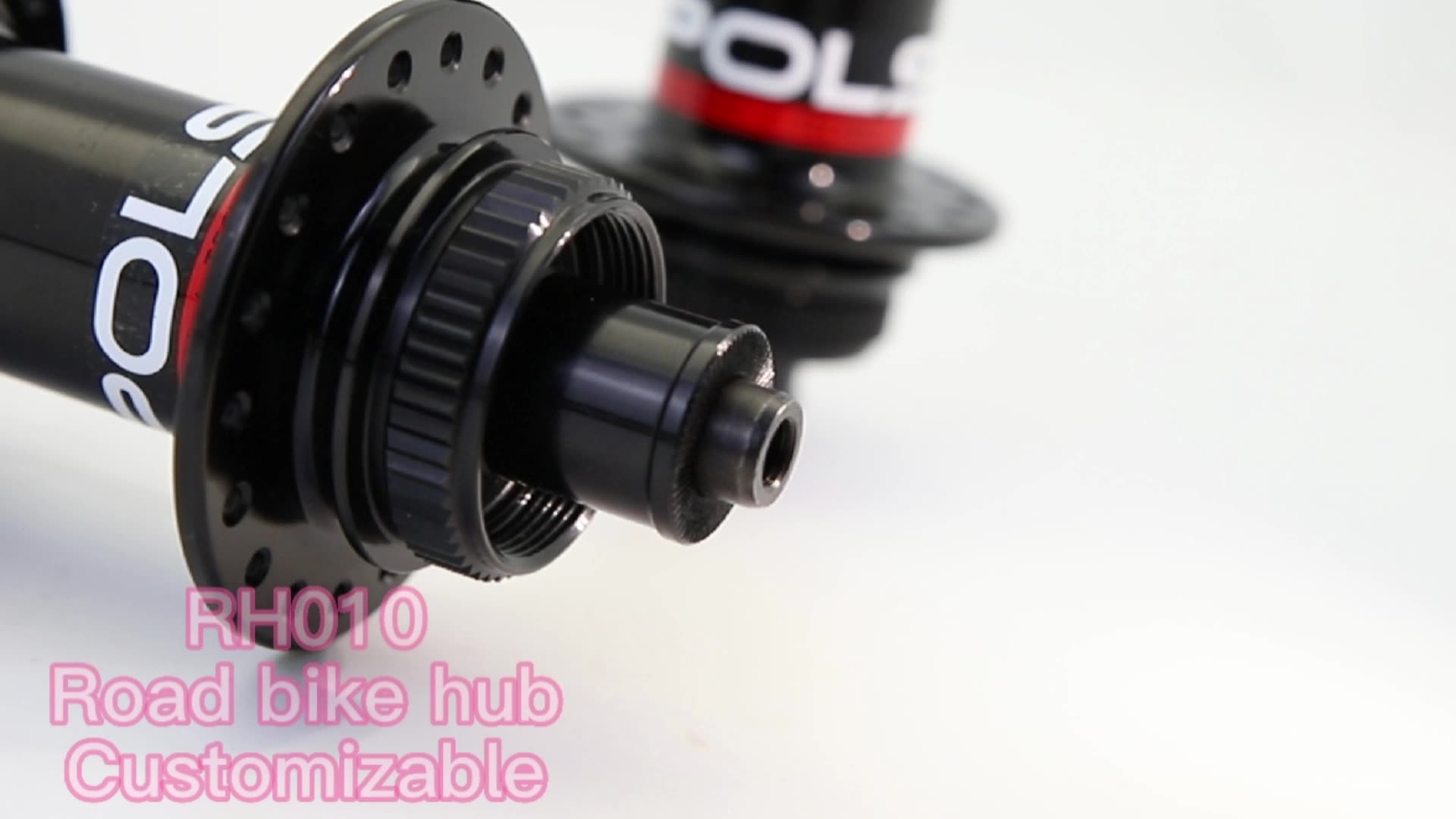 RH010 Hochwertige Versiegelungspräparationen Fahrradzentren 32/36H Leichte Straßenradfahrrad Hub Schwarz V Brake Road Hub1