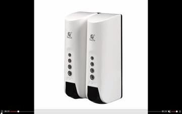 Double soap dispensers