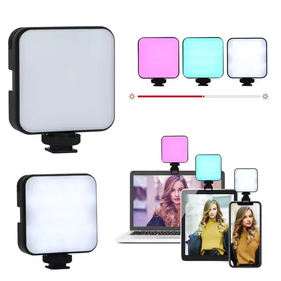 Mini luz de selfie portátil para transmisión en vivo y videos1