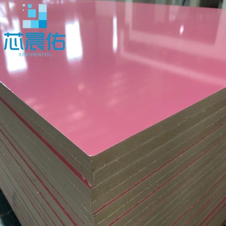 Melamino MDF-rožinis