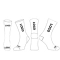 Customizable Jacquard Knit Design Crew Streetwear Socks with Thick Basketball Sport Fashion Logo for Men - Build Your Own Brand1