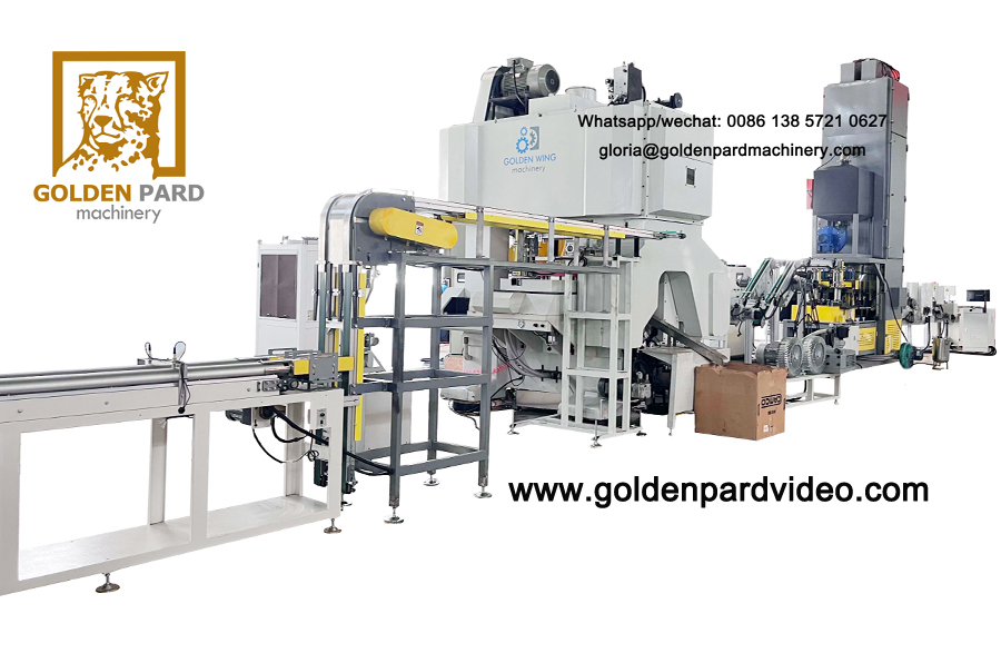 Automatic easy open end production line