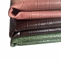 Embossed PU Crocodile Pattern Leather for Bags - 1.0mm Thickness1