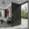 Luxury Black Pivot Entry Doors for Modern Homes1