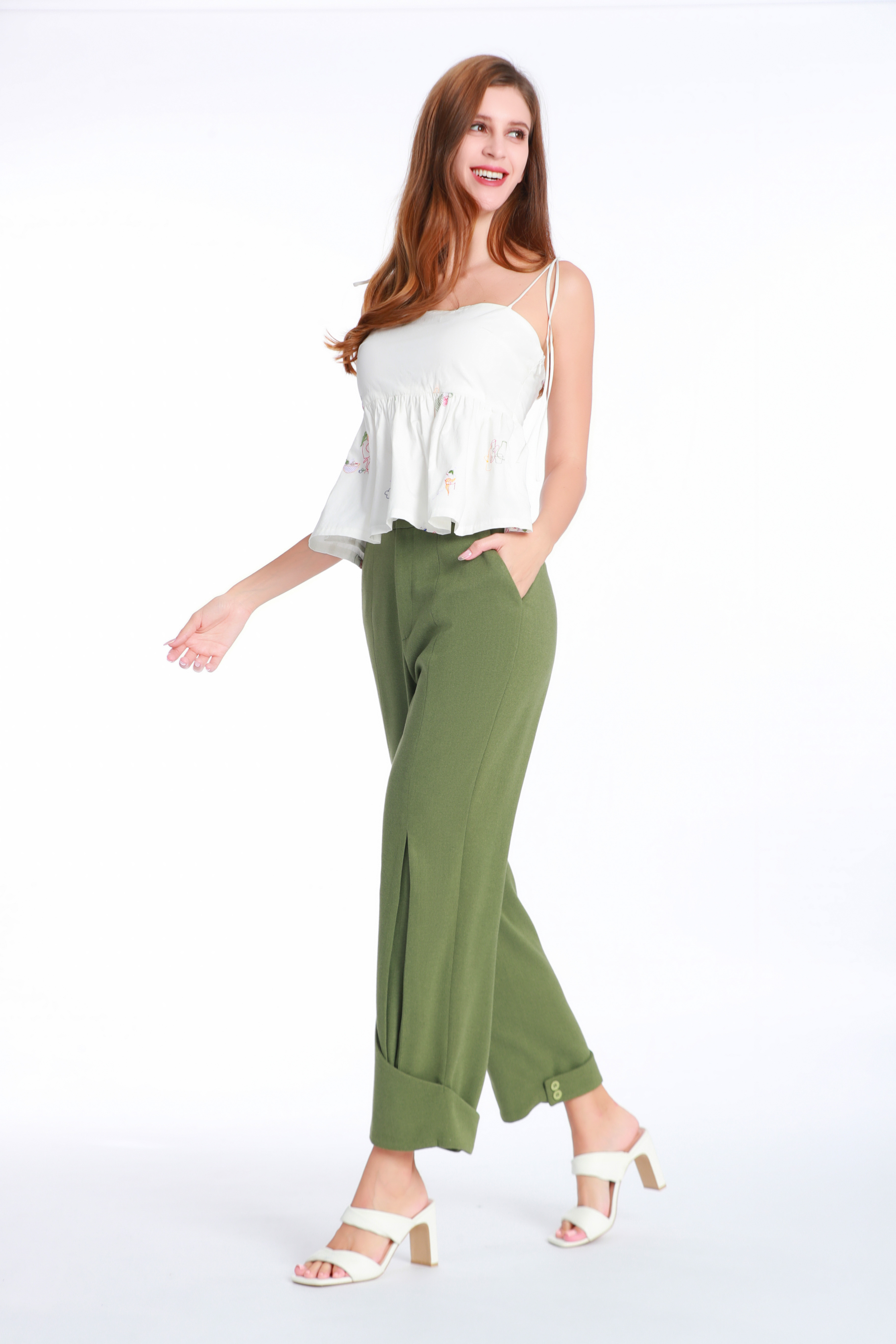 Slim-fit Trousers with a Narrow Leg Opening