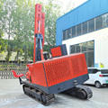 Self-Generating Crawler Type Drilling Machine for Sale: Strong Power Photovoltaic Pile Driver1