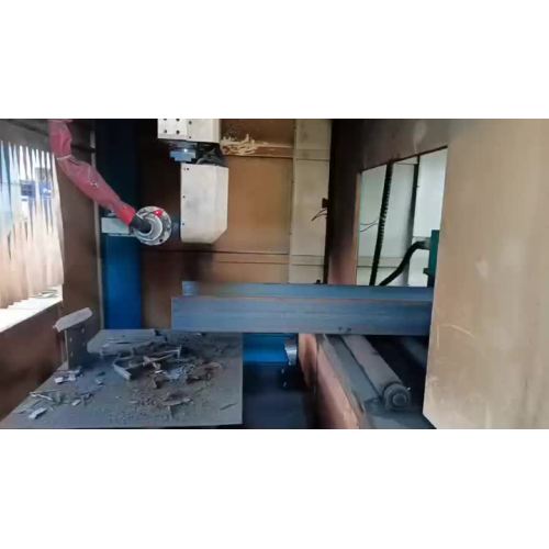 Section steel cutting video