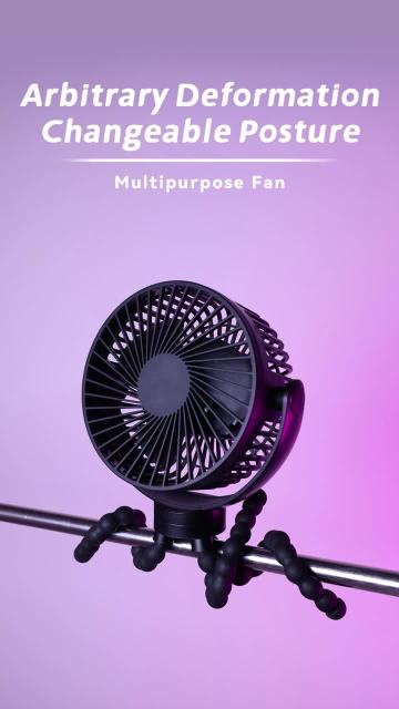 YH-SFL-8000Baby Stroller Octopus Fan