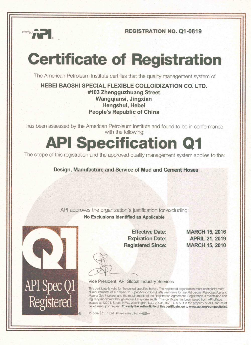 API Q1